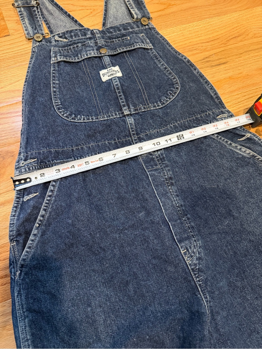 Lee Dungarees Can’t Bust ‘Em Dark Blue Denim Overalls - Picture 4 of 8